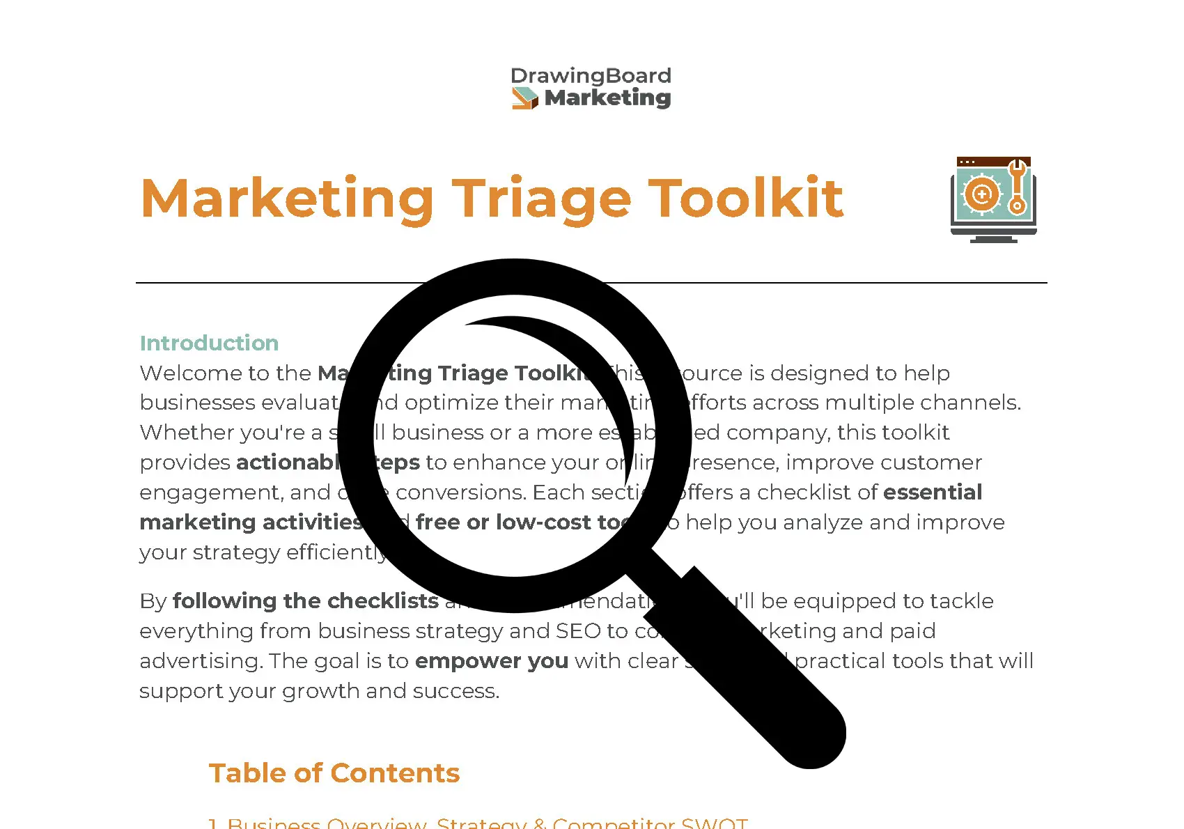 Sneak Peek at Marketing Triage Toolkit